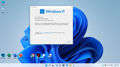 [11월]윈도우11 Pro 21H2(22000.318) X64 설치 후기