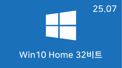 [07월] Win10 22H2(19045.6093) Home 32비트